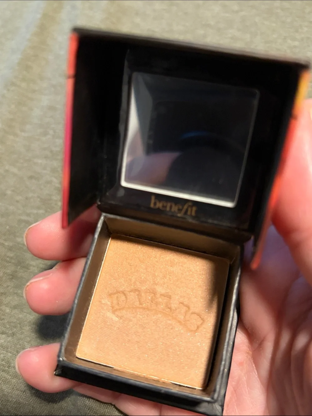 Discontinued Benefit Dallas Blush Vintage Girl & Horse Box New Shade Formula